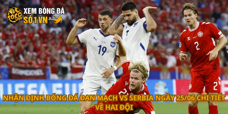 Nhận định bóng đá Đan Mạch vs Serbia ngày 25/06 chi tiết về hai đội