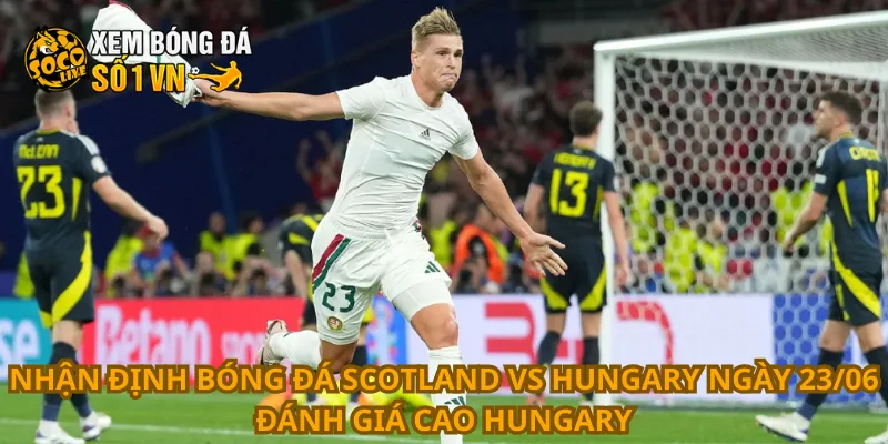 Nhận định bóng đá Scotland vs Hungary ngày 23/06 đánh giá cao Hungary